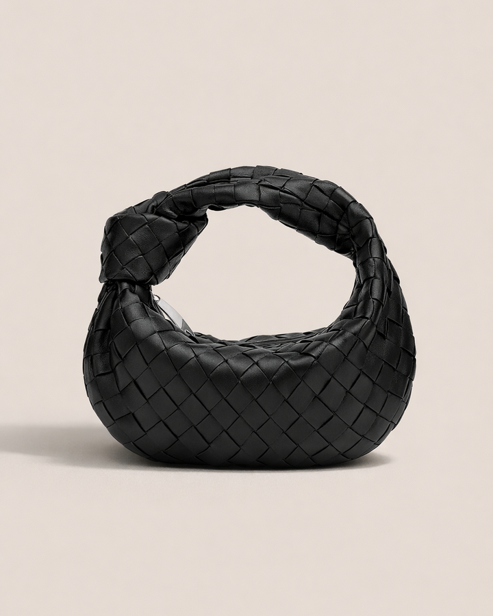 Avery | Woven Mini Shoulder Bag Faux Leather