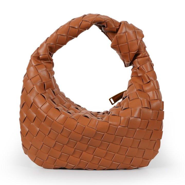 Avery | Woven Mini Shoulder Bag Faux Leather