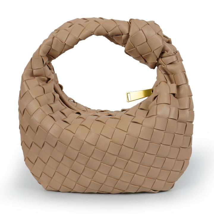 Avery | Woven Mini Shoulder Bag Faux Leather
