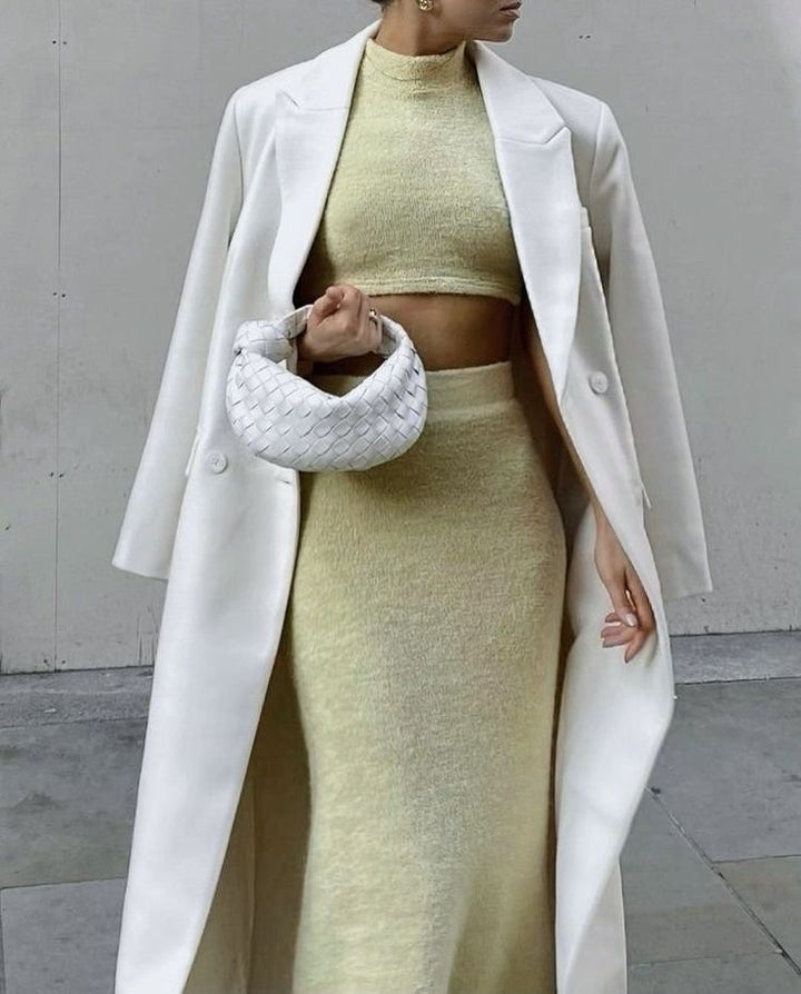 Avery | Woven Mini Shoulder Bag Faux Leather