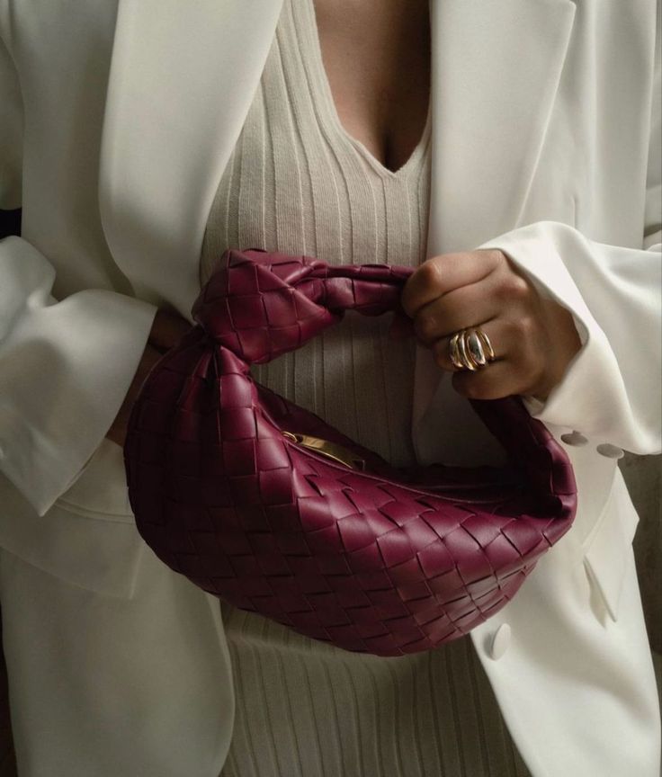 Avery | Woven Mini Shoulder Bag Faux Leather